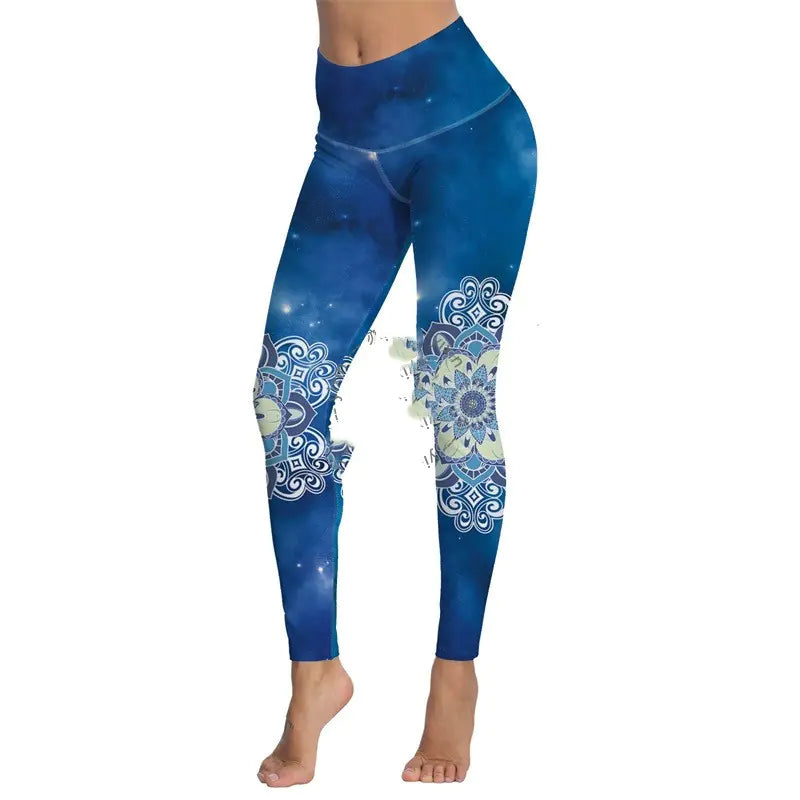 3D Digital Printed Yoga Leggings and Trousers