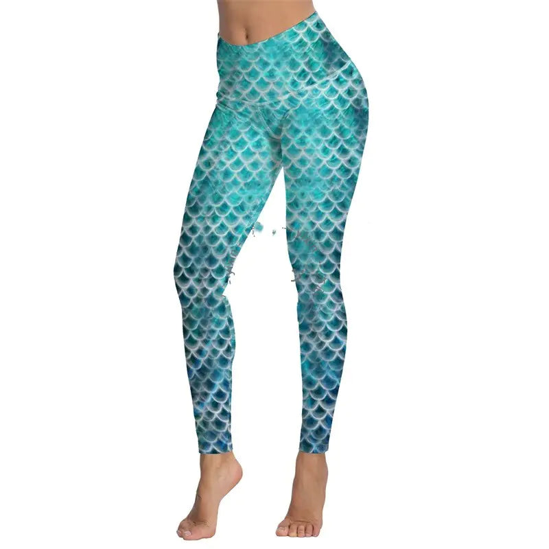 3D Digital Printed Yoga Leggings and Trousers