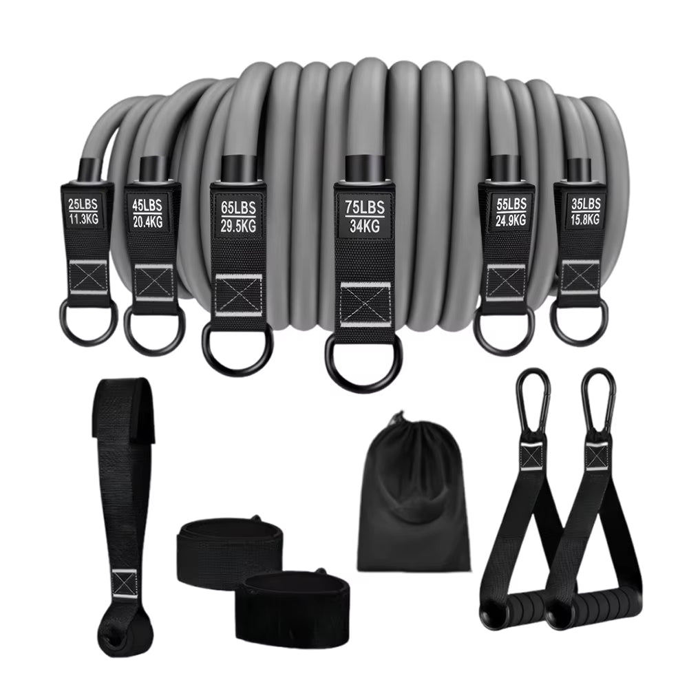 Resistance Bands Exercise Bands Heavy Duty Workout Bands with Handles Weight Bands Multi-Function for Yoga Home Workouts