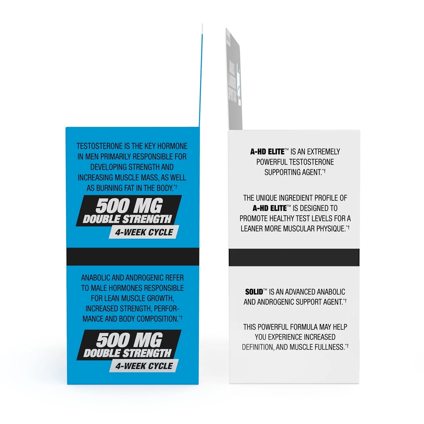 A-HD Elite/Solid Anabolic Testosterone Support Formula, 60 Caps