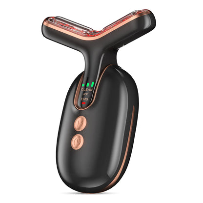 EMS Microcurrent Neck Massager with RF Skin Tightening