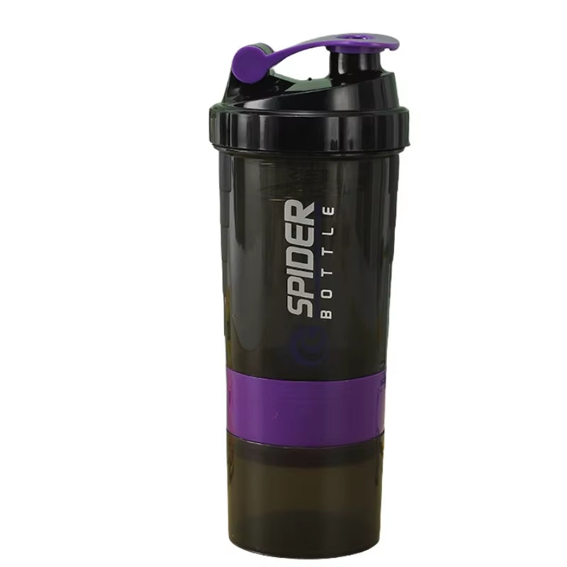 Creative Sports Shaker Cup Fitness Mixing Cup Fashion Trend Large Capacity Water Cup with Mixing Ball Convenient and Practical