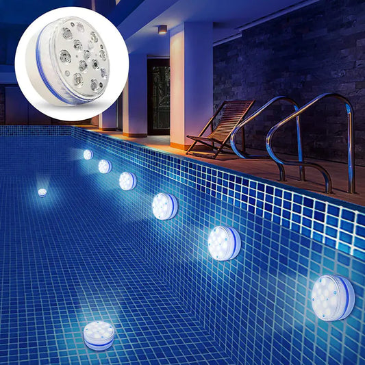13-LED Magnetic Suction RF Remote Control Bathtub Light