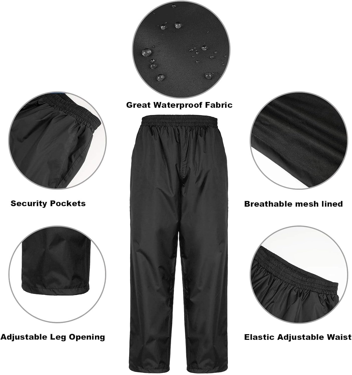 Rain Suits for Man Women Waterproof Lightweight Rain Gear Rain Coats Breathable Jacket Pants for Golf, Fishing,Hiking