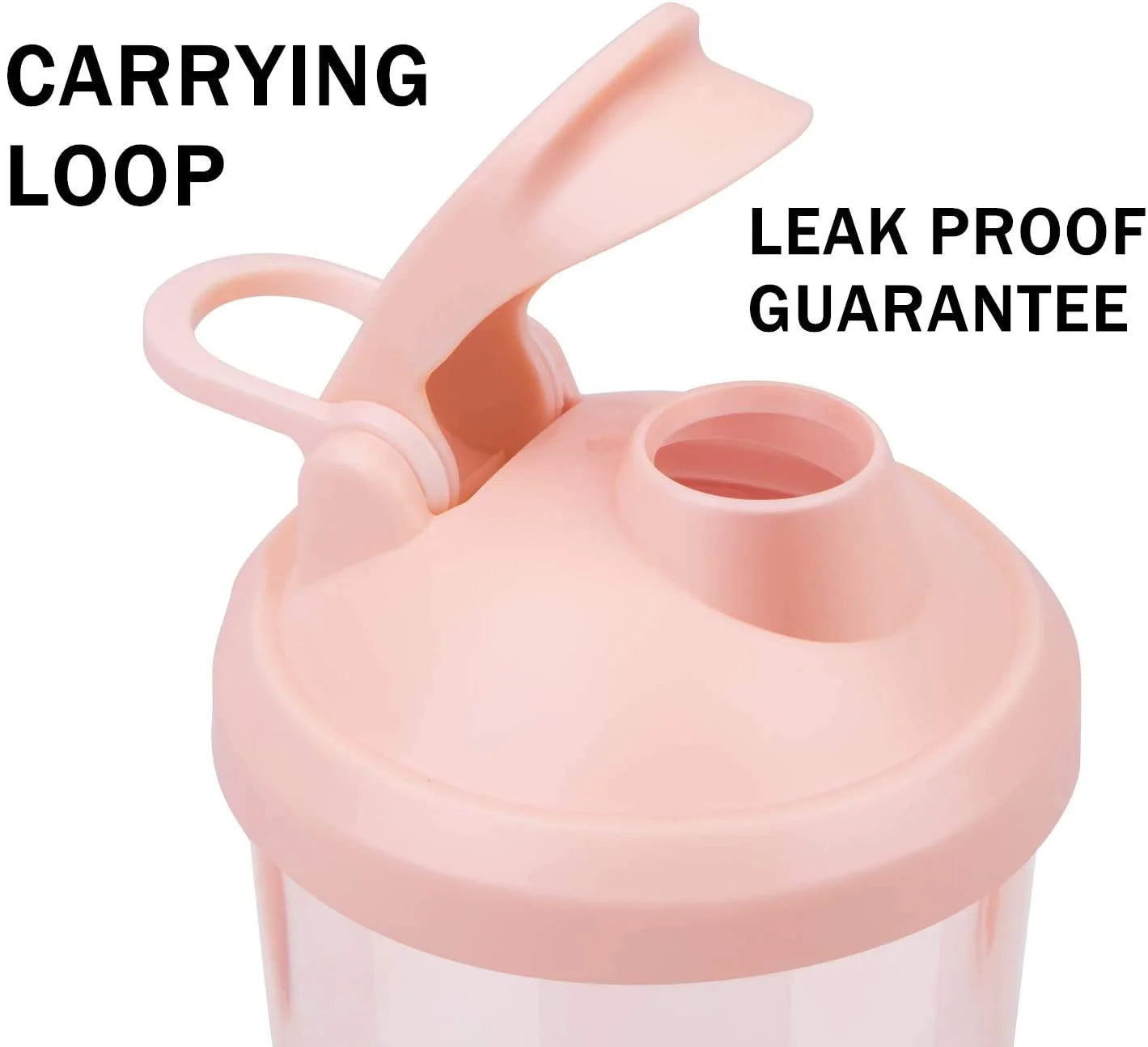 Vortexboost 24 Oz Blender Bottle with Micro USB Charging Cable