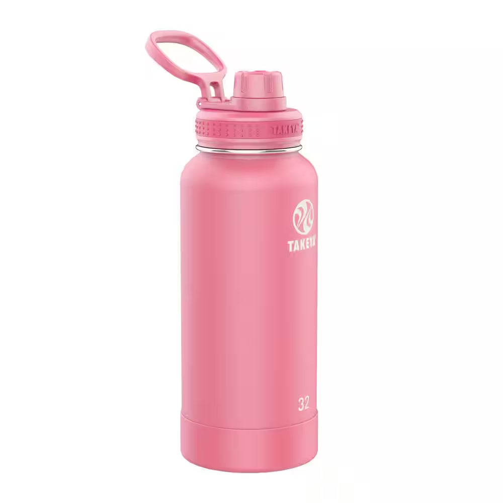 Actives 32 Oz. Stainless Steel Sport Bottle Pink Mimosa