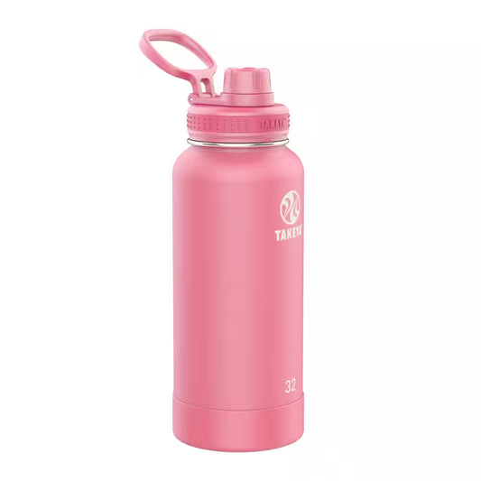 Actives 32 Oz. Stainless Steel Sport Bottle Pink Mimosa