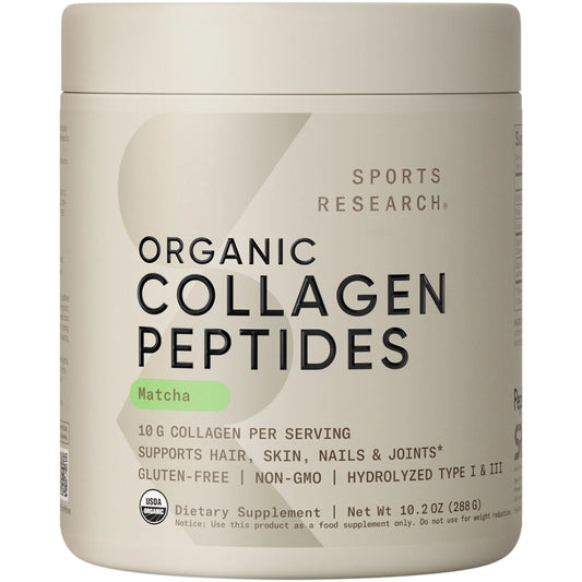 ® Collagen Peptides Matcha Green Tea Hydrolyzed Supplement 10.16Oz (24 Servings)