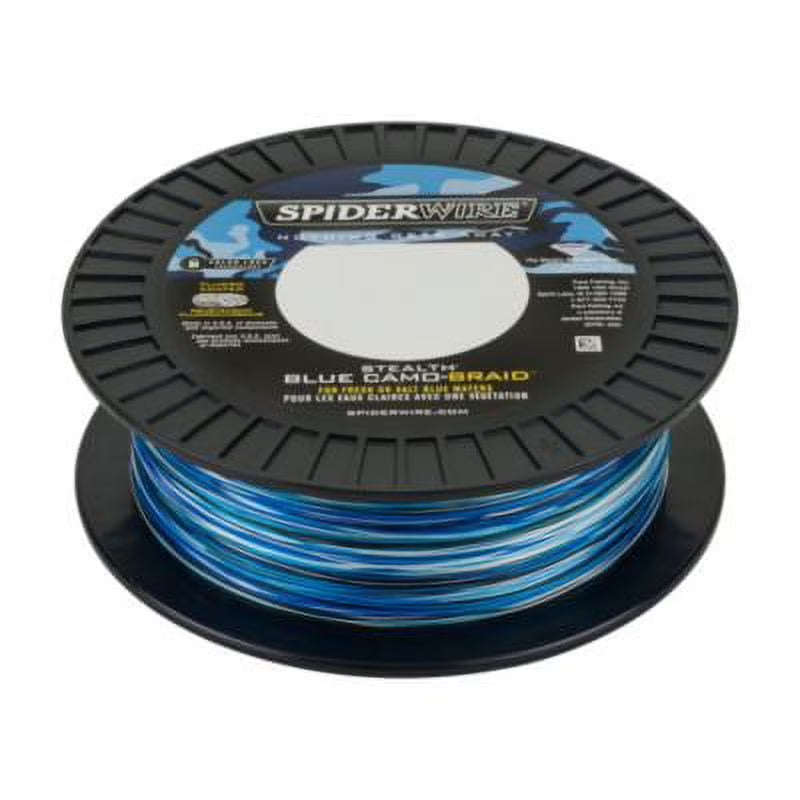 Stealth® Blue Camo Braid Fishing Line, Blue Camo, 50 Lb Test Strength, 500 Yd