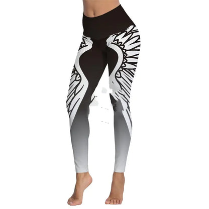 3D Digital Printed Yoga Leggings and Trousers