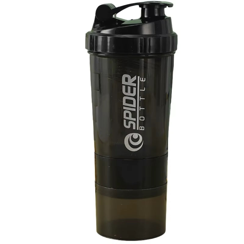 Creative Sports Shaker Cup Fitness Mixing Cup Fashion Trend Large Capacity Water Cup with Mixing Ball Convenient and Practical