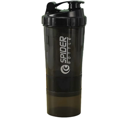 Creative Sports Shaker Cup Fitness Mixing Cup Fashion Trend Large Capacity Water Cup with Mixing Ball Convenient and Practical