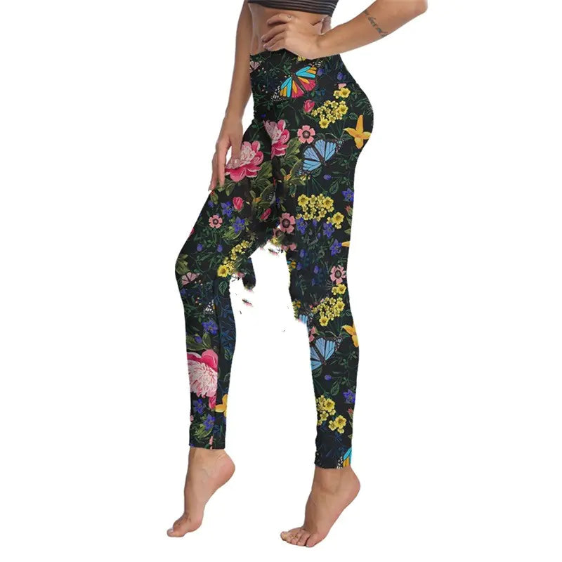 3D Digital Printed Yoga Leggings and Trousers