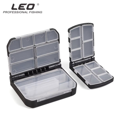 LEO Multi-Compartment Fishing Tackle Box Semi-Automatic Opening Fishing Hook Bite Lead Tool Pin Box Fishing Gear Pesca Fishing