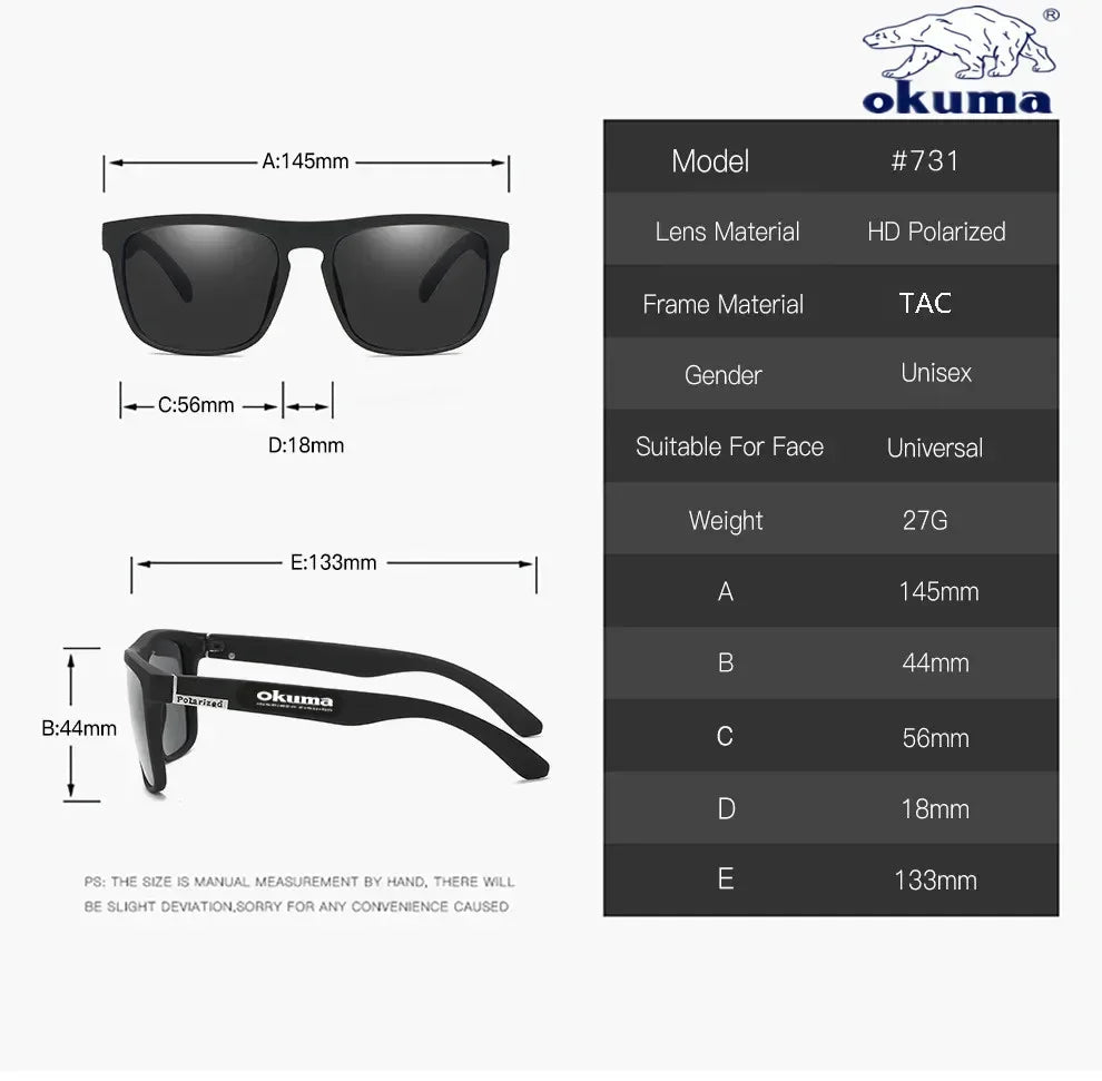 Polarized Sunglasses UV400 for Men and Women Outdoor Hunting, Fishing, Driving Bicycles, Sunglasses Optional Box