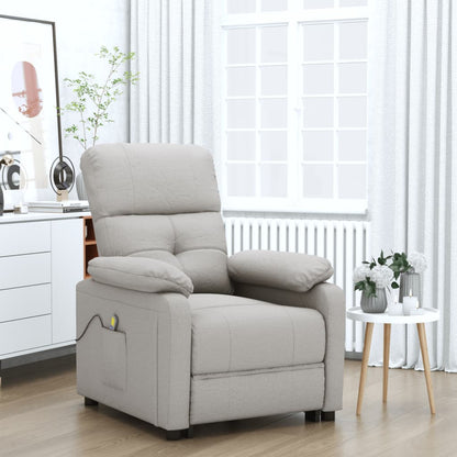 vidaXL Massage Chair Leisure Adjustable Chair for Home Theater Cinema Fabric