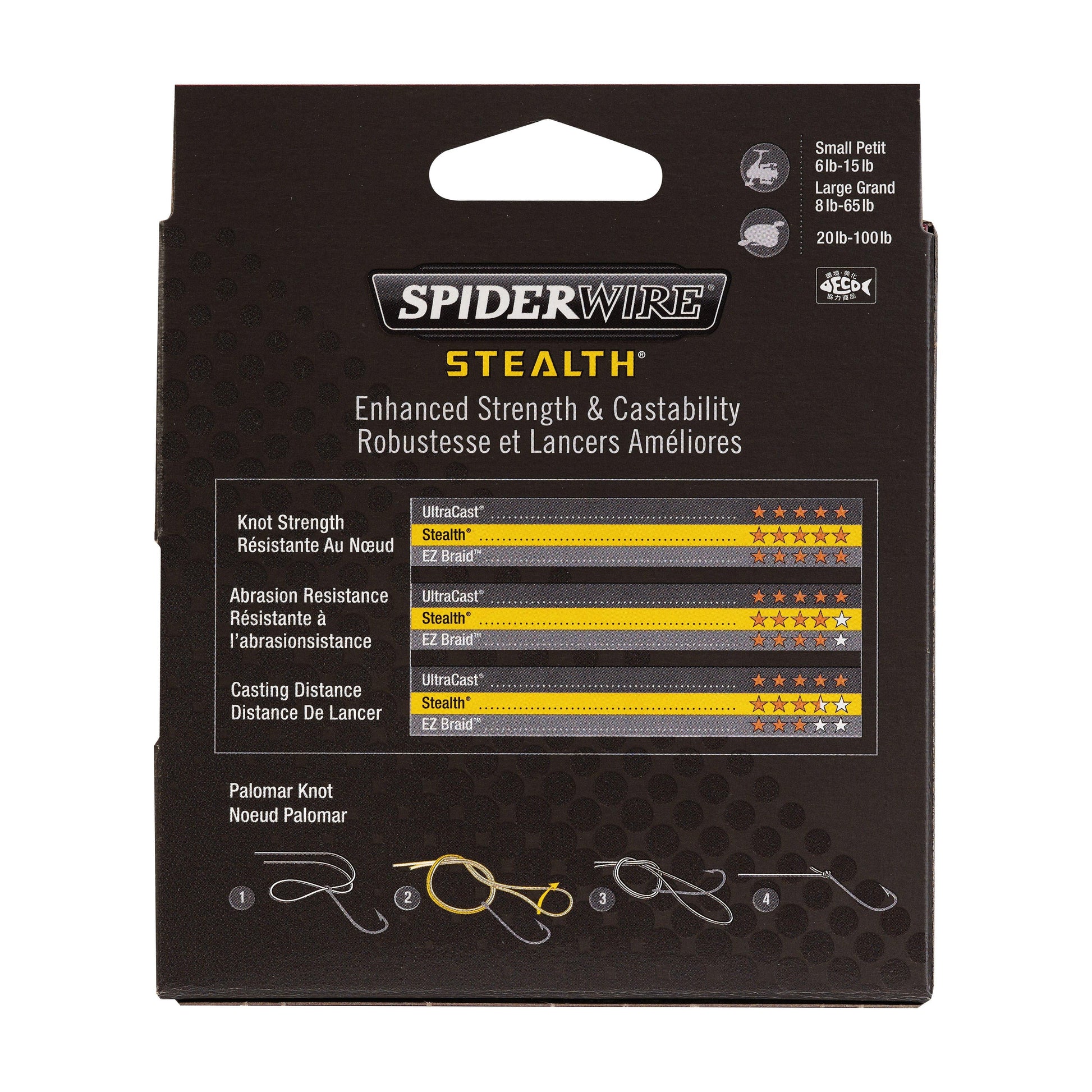 Stealth® Braid Fishing Line, Moss Green, 50 Lb Test Strength, 300 Yd