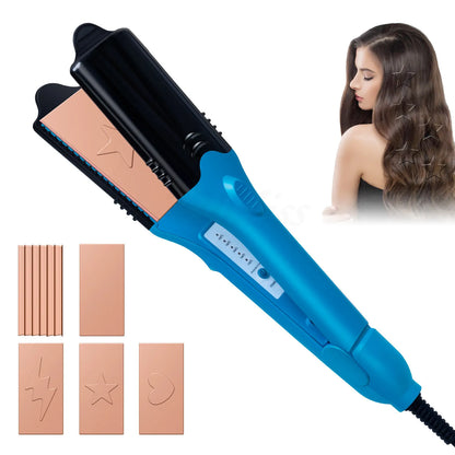 Multifunctional 3D Star Hair Stamper And Straightener