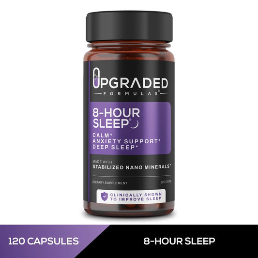 8-Hour Sleep Vegan Mineral Supplements 120 Count Natural Relaxation