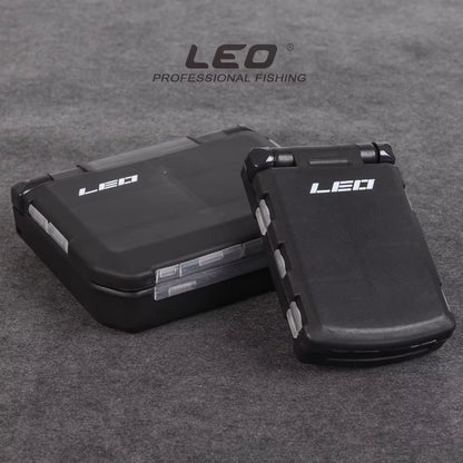 LEO Multi-Compartment Fishing Tackle Box Semi-Automatic Opening Fishing Hook Bite Lead Tool Pin Box Fishing Gear Pesca Fishing