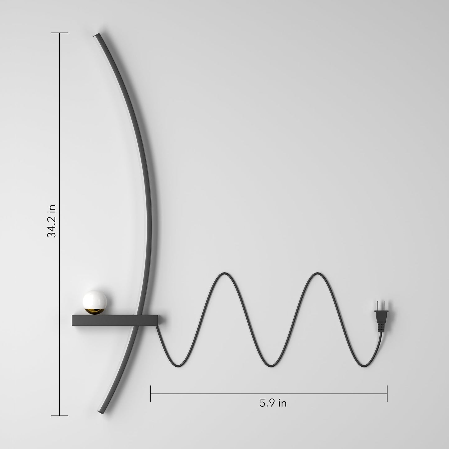 2Pack Bedside Wall Lamp