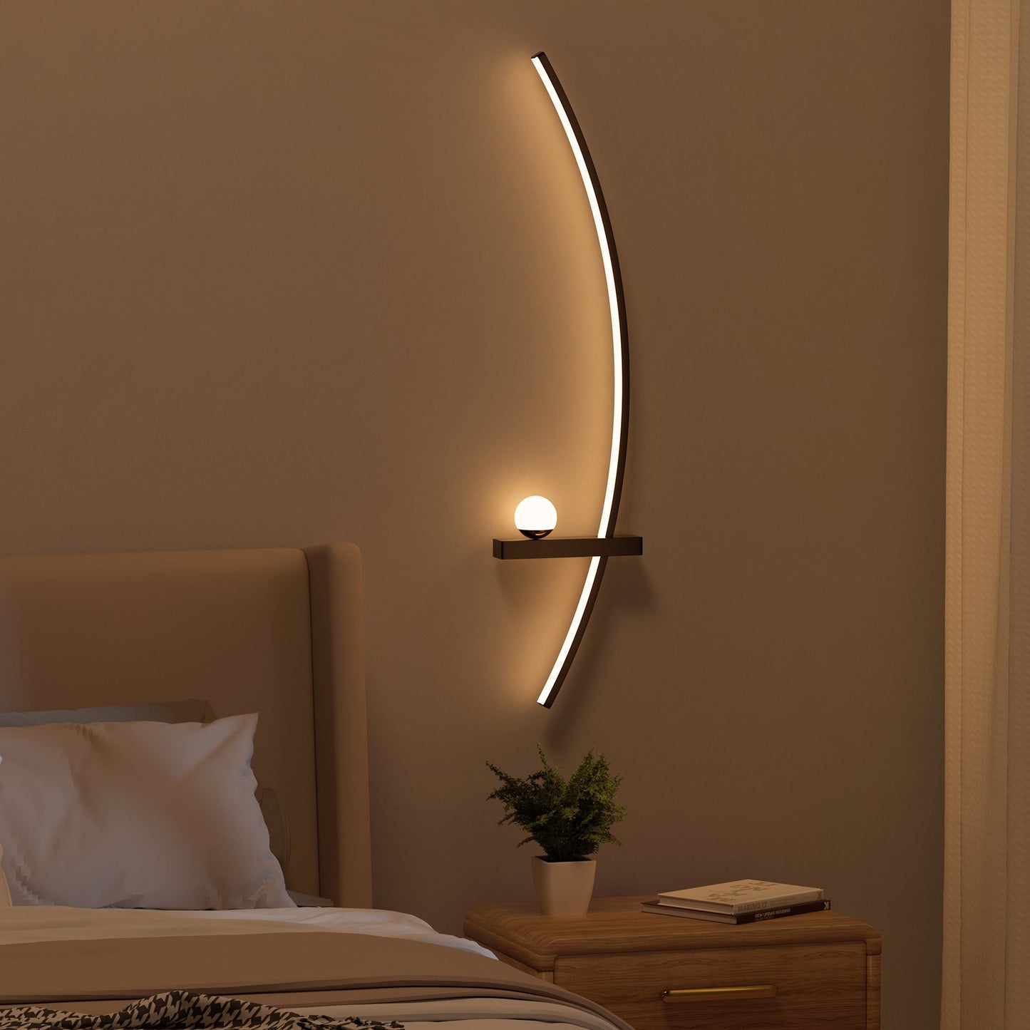 2Pack Bedside Wall Lamp