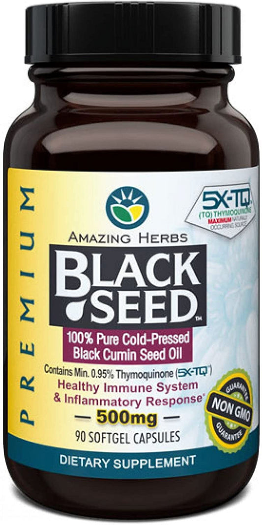 Black Seed Black Cumin Seed Oil - 90 Softgels