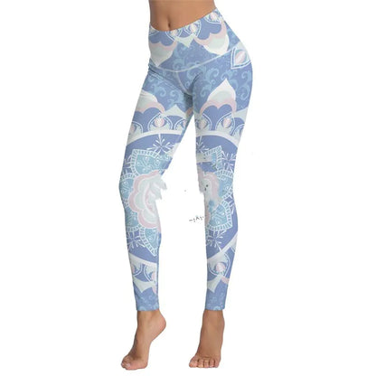 3D Digital Printed Yoga Leggings and Trousers