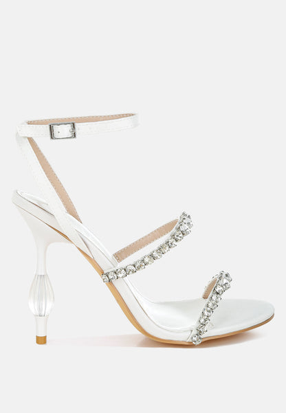 Aragon Diamante Embellished Fantasy Heel Sandals