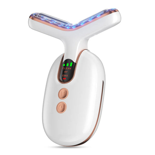EMS Microcurrent Neck Massager with RF Skin Tightening