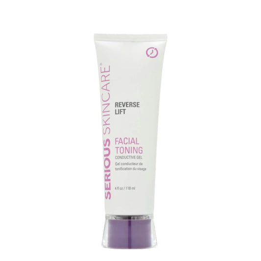 Serious Skincare Reverse Lift Collagen Based Conductive Activator Gel for Facial Toning - Compatible with All Microcurrent & RF Frequency Tools NuFace - Skin Hydrating Formula - Glides Easily - 4 oz