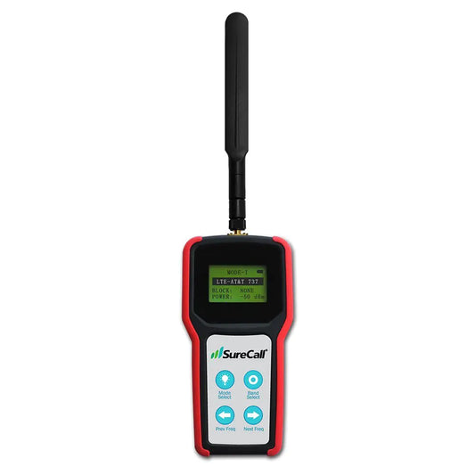 SureCall Five-Band RF Signal Meter for 4G LTE Cellular PCS and AWS Cell Phone Signal Booster Installation (SC-METER-01)