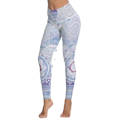 3D Digital Printed Yoga Leggings and Trousers