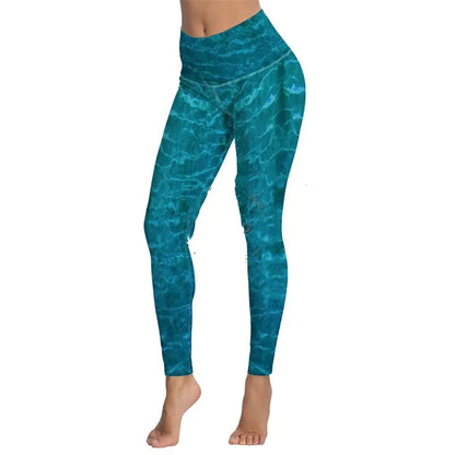 3D Digital Printed Yoga Leggings and Trousers