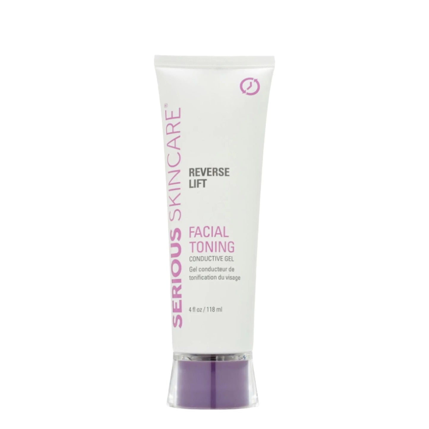 Serious Skincare Reverse Lift Collagen Based Conductive Activator Gel for Facial Toning - Compatible with All Microcurrent & RF Frequency Tools NuFace - Skin Hydrating Formula - Glides Easily - 4 oz