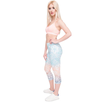 3D Digital Print Women's Capri Leggings