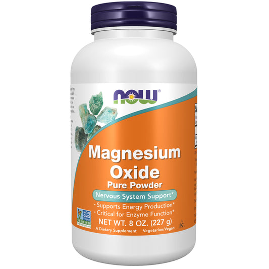 Supplements, Magnesium Oxide, Enzyme Function*, Nervous System Support*, 8-Ounce