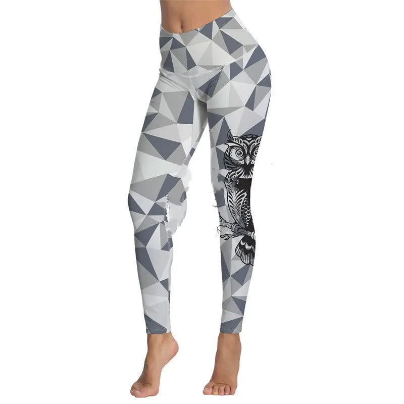 3D Digital Printed Yoga Leggings and Trousers