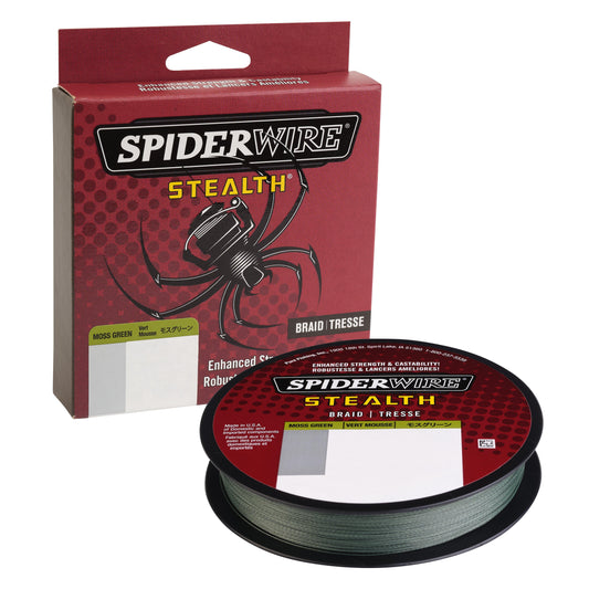 Stealth® Braid Fishing Line, Moss Green, 50 Lb Test Strength, 300 Yd