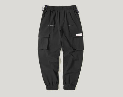 Men's Printed 3D Pocket Jogger Windbreaker Pants