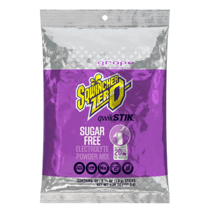 Single Serve Qwik Stik Zero 50 Sticks/Bag Grape