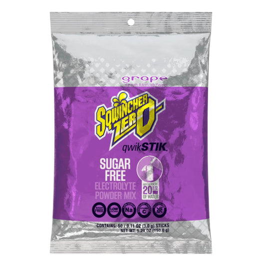 Single Serve Qwik Stik Zero 50 Sticks/Bag Grape