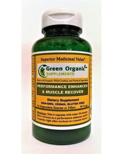 Green Organic Supplements' Muscle Recover & Performance Enhancer