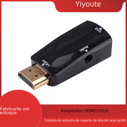 HDMI to VGA Adapter with Audio for Projectors 1080p