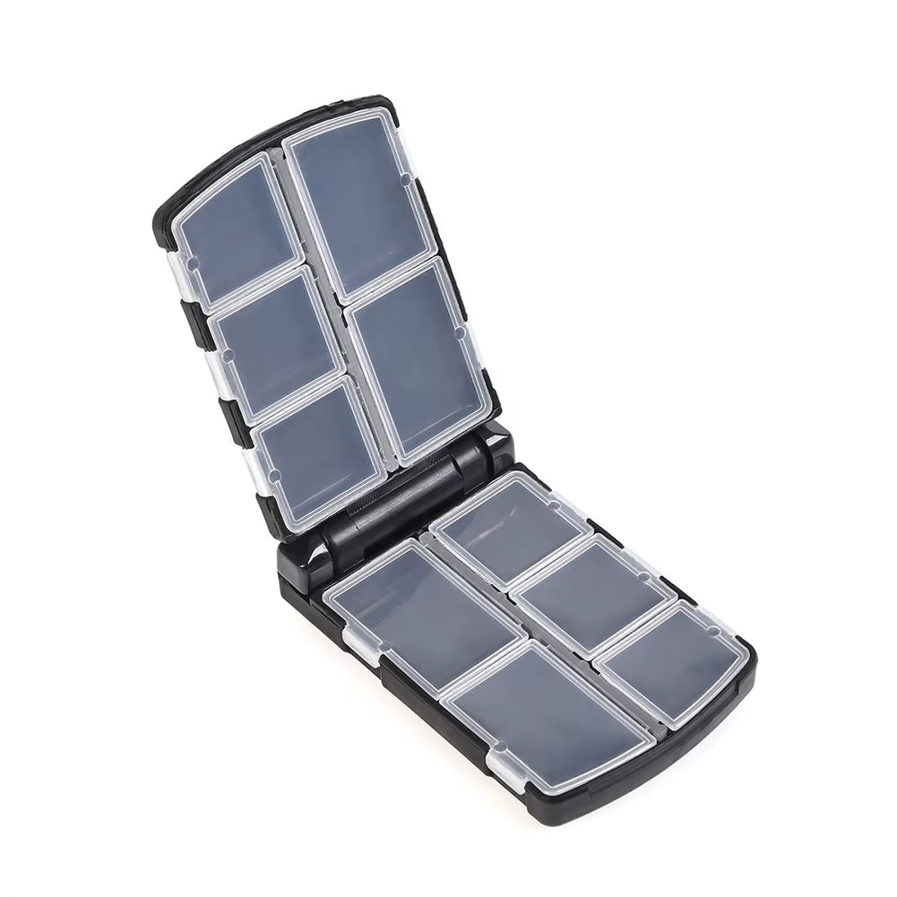 LEO Multi-Compartment Fishing Tackle Box Semi-Automatic Opening Fishing Hook Bite Lead Tool Pin Box Fishing Gear Pesca Fishing