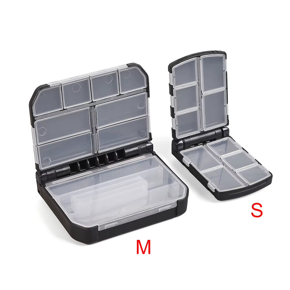 LEO Multi-Compartment Fishing Tackle Box Semi-Automatic Opening Fishing Hook Bite Lead Tool Pin Box Fishing Gear Pesca Fishing