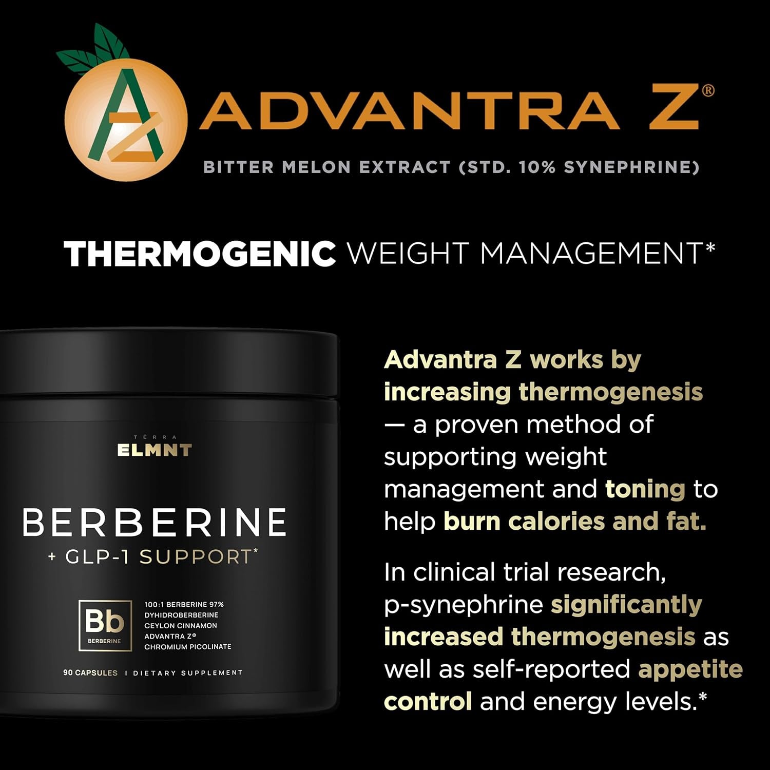 141,500Mg Berberine GLP-1 Weight Loss Supplement + Dihydroberberi