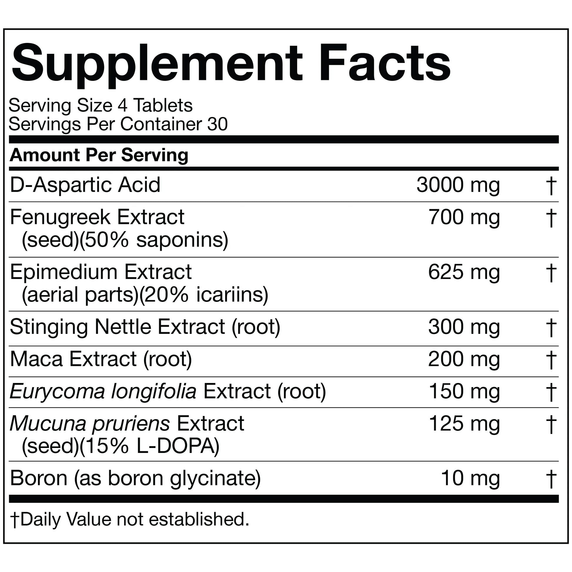 Ultimate Testosterone, Test Booster, 120 Ct