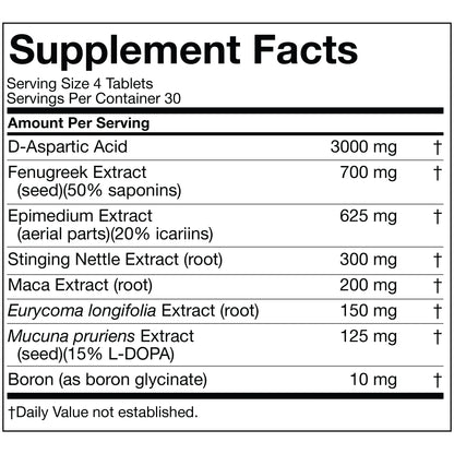 Ultimate Testosterone, Test Booster, 120 Ct