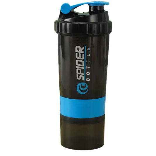 Creative Sports Shaker Cup Fitness Mixing Cup Fashion Trend Large Capacity Water Cup with Mixing Ball Convenient and Practical